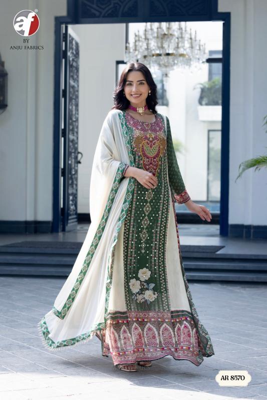 Anju fabrics AR 8570 gown for 200 rs online wholesale price